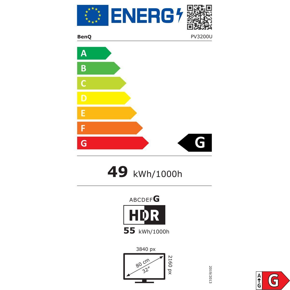Benq Gaming Monitor Benq Pv3200U 31,5" 4K Ultra Hd