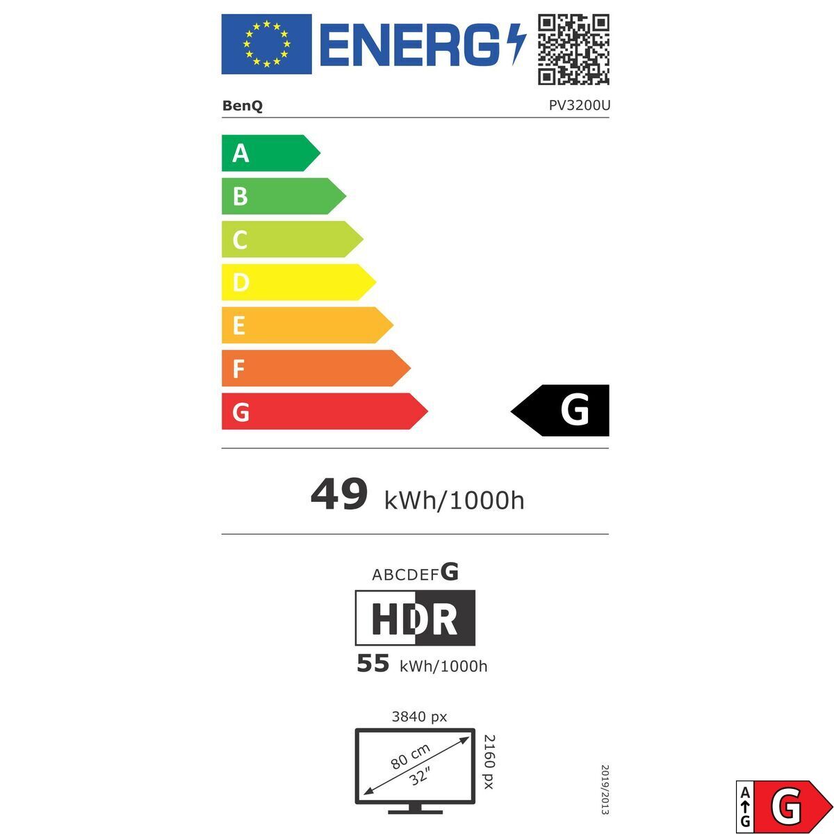 Benq Gaming Monitor Benq Pv3200U 31,5" 4K Ultra Hd