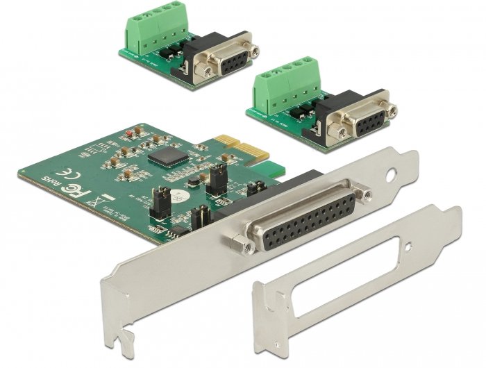 Delock 65841 Card Pci Express a 2 X Serial RS-422/485 Protection Esd Protection Opcional Contra Sobretensiones