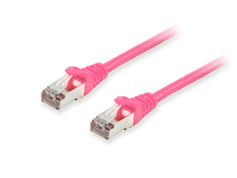 Equip Network Cable CAT.6A S FTP 2x RJ45 30.00M Pink Lszh