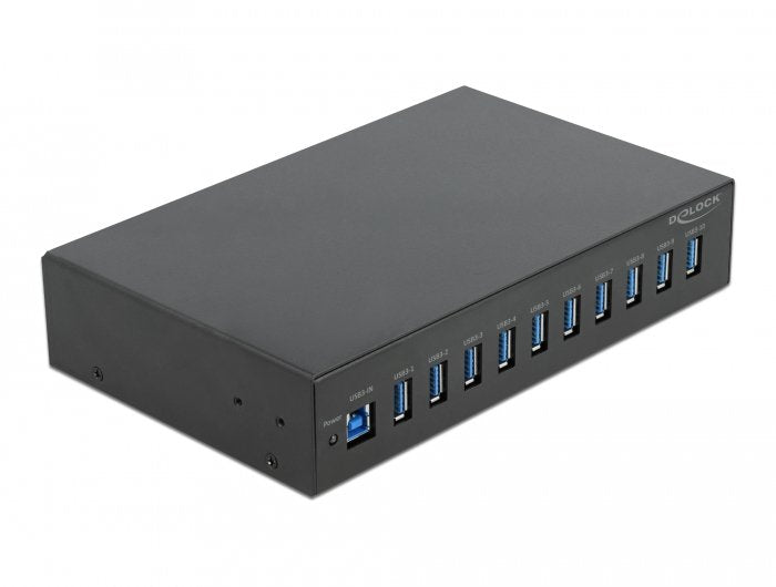 Delock Hub 10 Industrial 10 X USB 3.2 Gen 1 Typ-a