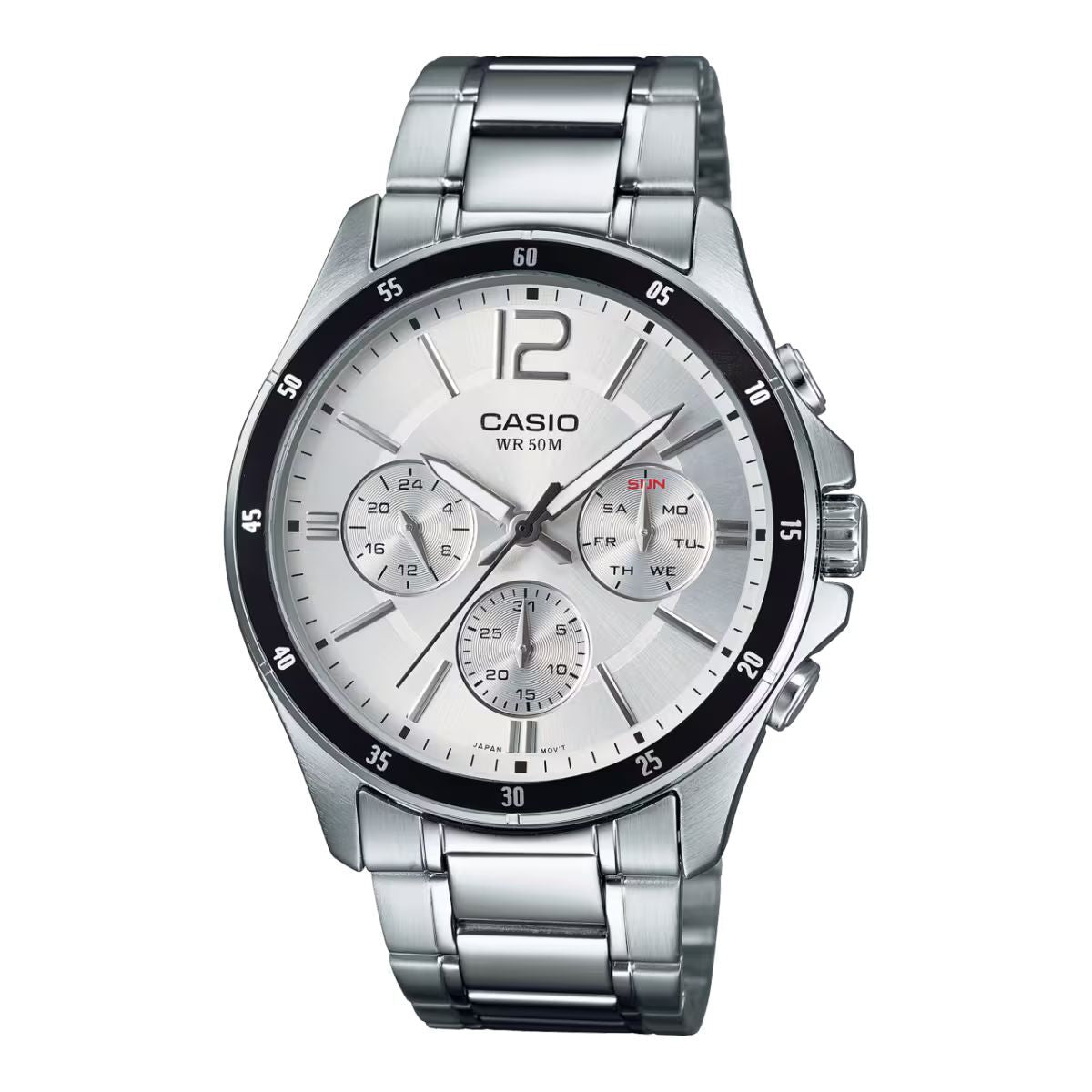 Casio Men's Watch Casio Mtp1374D7Avdf White (Ø 47 Mm)