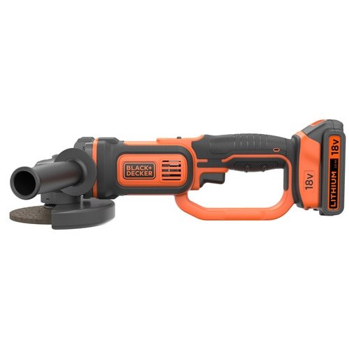 Black + Decker Angle Grinder Angular Wireless BCG720N, 18 Voltios BCG720N-XJ