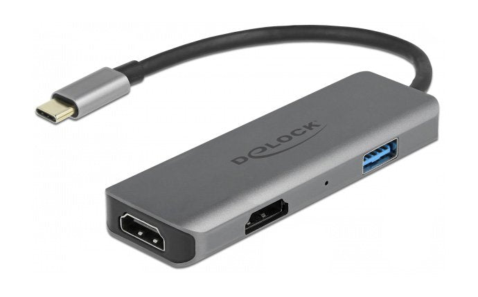 Delock Adapter USB Type-c Dual HDMI With 4K 60 HZ And Port USB