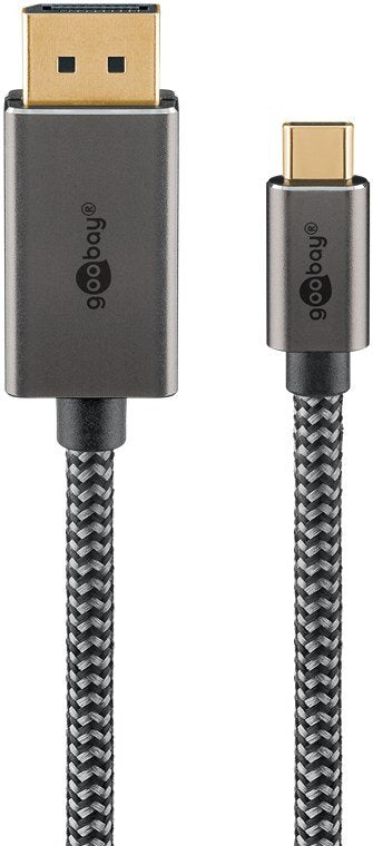 Goobay 75709, Cable Black/Silver — image 1