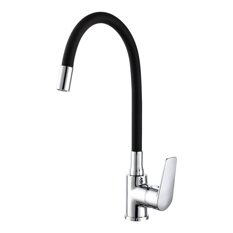 Grifo Monomando Kitchen Cañ Or Tall Flexible Black Serie Baiona