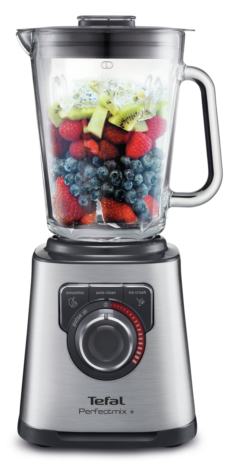 Tefal Blender Glass BL811D38 Blender, 1200W, Glass, 1.5 L, Silver