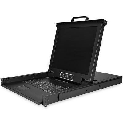 StarTech.com RKCONS1708K Console Rack 43,2CM (17) 1280 X 1024 Pixels Steel Black 1U — image 1