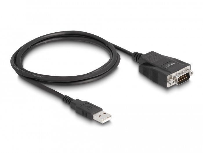 Delock 64222 Adapter USB 2.0 Tipo-a Male a 1 X Serie RS-232 D-sub 9 Male With Screws And Tuercas Protection Es