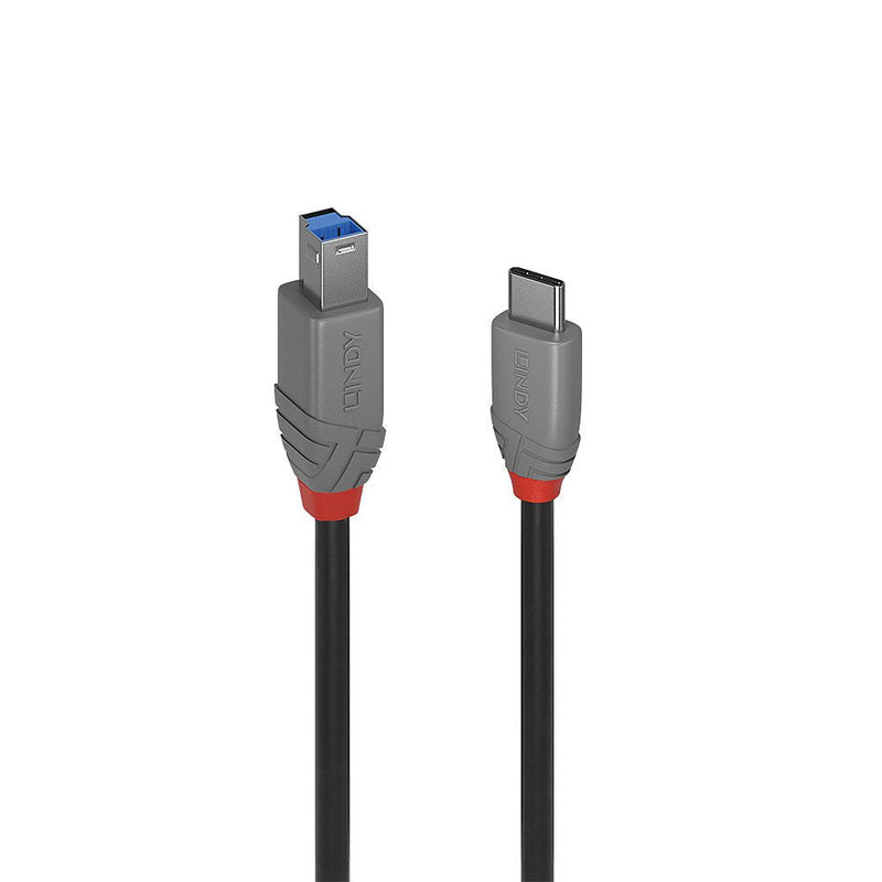 Lindy Cable 1M USB 3.2 Typ C An B Anthra Line