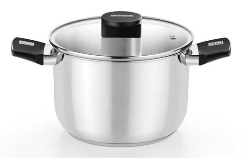 Pot Elite Inox M240218 18CM 3L Steel Inoxidable Apta Inducción — image 1