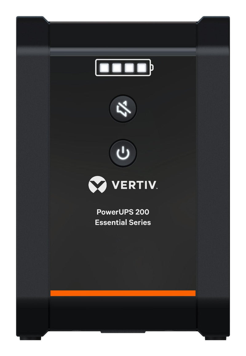 Vertiv Powerups 200 Essential Series PSA6E-1000IT-SCH UPS AC 220 240V 525 Watts 1000VA 1 Fase Connectors Outpu