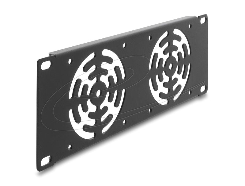 10? 2 He Rackblende 2 Fan 80 X 80MM Grey Oscuro