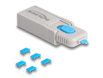 Delock 20925 Set Of Bloqueadores Micro USB Micro USB Female 5 Pieces + Tool Bloqueo — image 1
