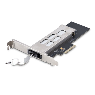 StarTech Card PCIE X4 a SSD NVMe M.2 - Rack Mobile Phone Backplane With Tray Removible Hot Swap Intercambiable — image 1