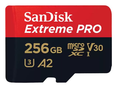 SanDisk microSD Card Extreme Pro Microsdxc 256GB 200/140MB/S A2 — image 1