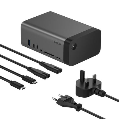 Belkin Estacion Charging USB-C 150W INC020KQSGY 11 Ptos Power Datos, Video, Audio, Ethethernet — image 1