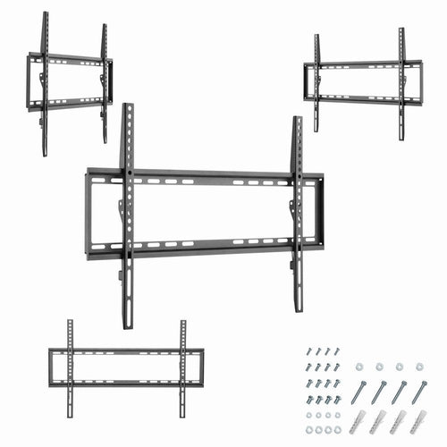 Gembird Stand TV WM-70F-03 177,8CM (70) Black — image 1