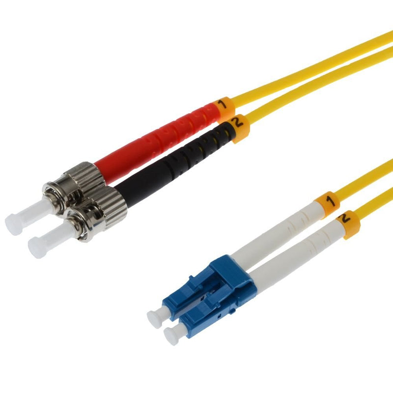 Helos Lwl Network Cable OS2 Duplex 3,0MM Lc-st 9/125?M Yellow 20M Lszh
