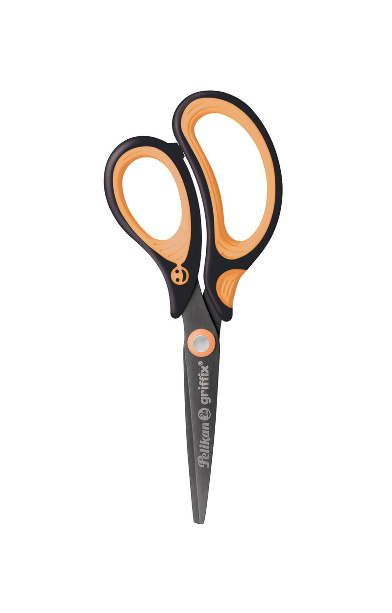 Pelikan Griffix Scissors Escolares Spitz Diestro Neonblack Blister