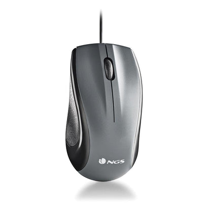 Ngs Mouse Musk Laser With Cable 1200 DPI USB Ambidiestros Black — image 1