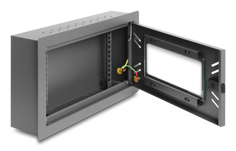 Delock 12? Cabinet Network Cabinet Eléctrico With Herausnehmbarer Frontabdeckung 4 He Black