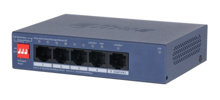 Switch Dahua CS4005-4GT-36 Switch Type Managed Switch Layer L2 Form Factor Desktop/Wall-mounting 5XRJ-45 Ports