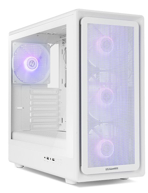 Nox Box Hyperflow Hummer Aero ARGB White USB 3.0 Type C