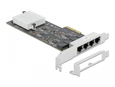 Pci Express X4 Netzwerkkarte 2,5 Gigabit LAN 4 X RJ45 RTL8125 — image 1