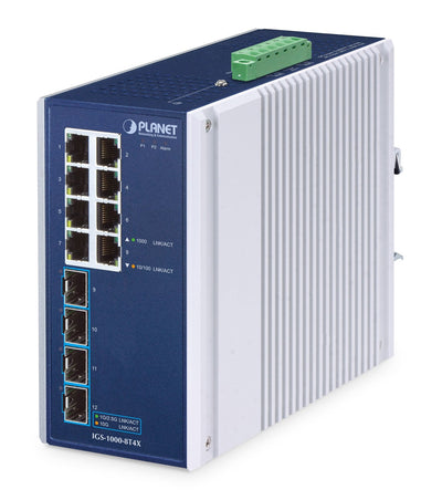 Planet Indumrial 8-PORT Switch IGS-1000-8T4X — image 1