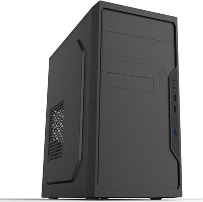 Coolbox PC Case M550C MATX USB-C With Power Supply BASIC500 — image 1