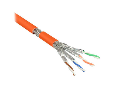 Cable Alcasa CAT.7, 25M Network Orange S/FTP (s-STP) — image 1