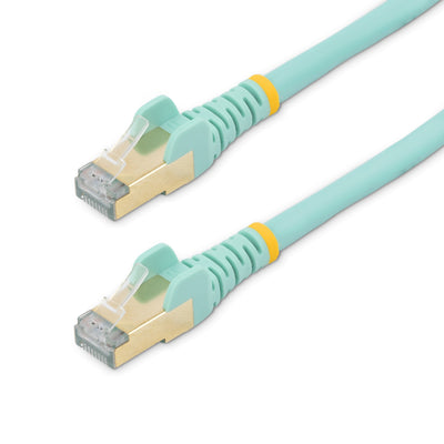 StarTech.com Cable 10M Network Ethernet CAT.6A Aqua With Connectors RJ45 Without Enganches STP With Alambre Co — image 1