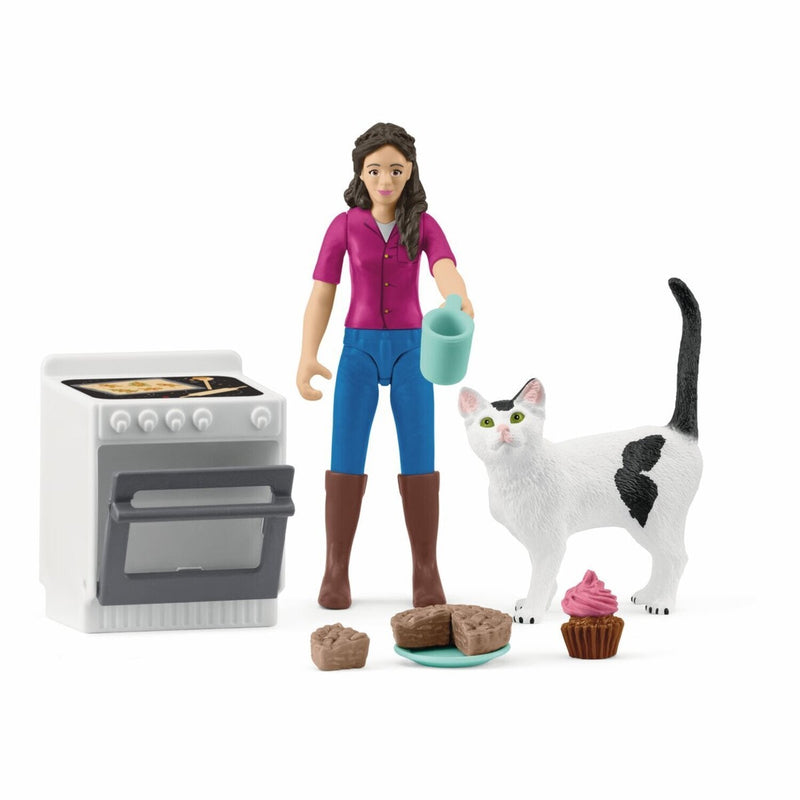 Schleich Figure ¡ Set Of Bolsillo ! Tarde Repostería 81470