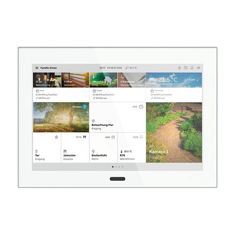 Busch Jaeger Bj St U10.1.11-811 St U10.1.11-811 Smarttouch 10 White Steel