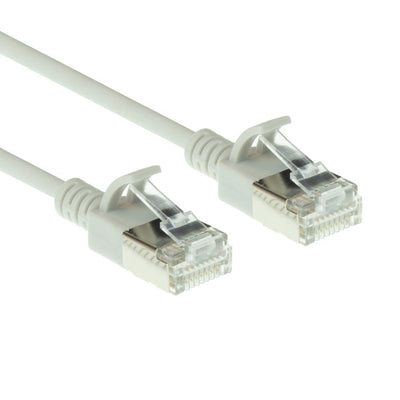 Grey 7 Meter Lszh U FTP CAT.6A Datacenter Slimline Patch Cable Snagless With RJ45 Connectors — image 1