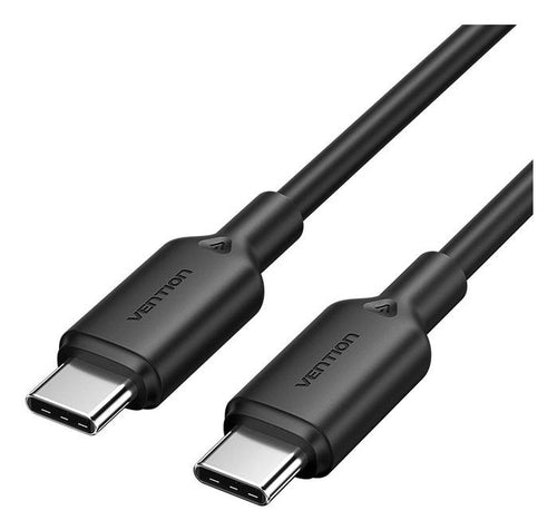 Vention USB Cable 2.0 Type-c 3A Trcbf USB Type-c Male USB Type-c Male Up To 60W 480Mbps 1M Black — image 1