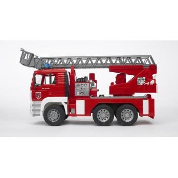 Bruder Man Fire Engine With Selwing Ladder Vehículo Toy