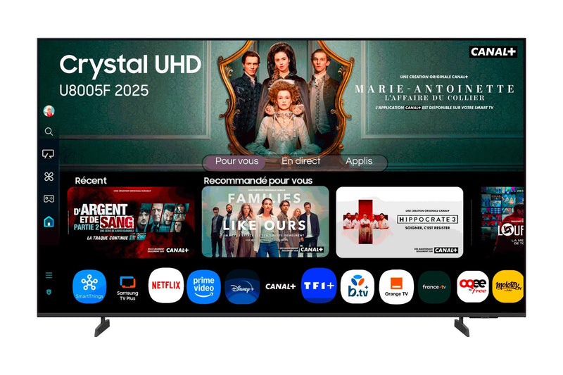 Samsung TV LED Crystal UHD TU43U8005FU 43' Ultra HD 4K Smart TV Wi-Fi