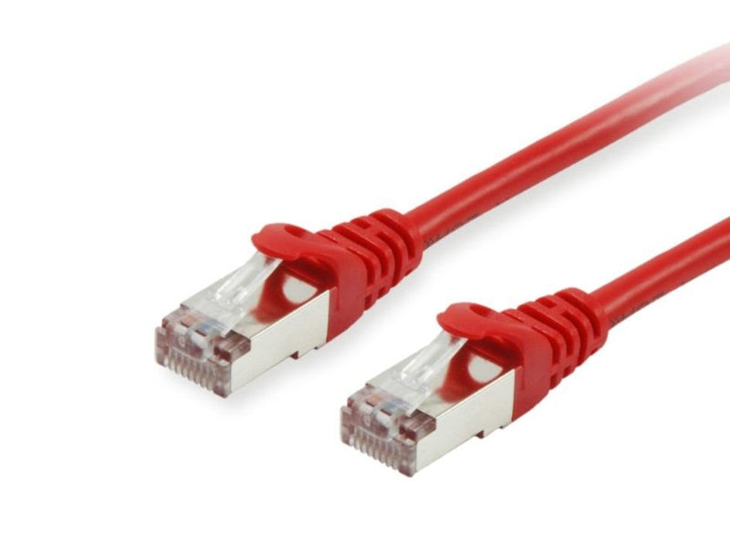 Equip Network Cable CAT.6A S/FTP 2x RJ45 15.00M Red Lszh