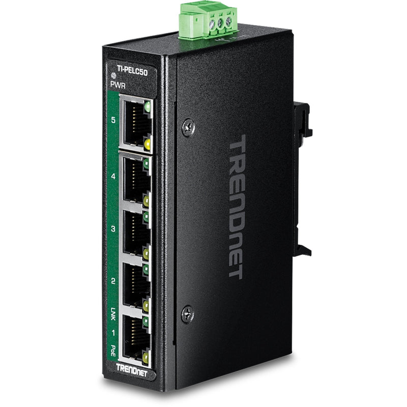 Trendnet TI-PELC50 Switch No Administrado Fast Ethernet (10/100) Energía Sobre Ethernet (PoE) Black