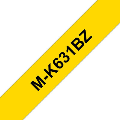 Brother M-K631BZ Tape Printer Labels — image 1