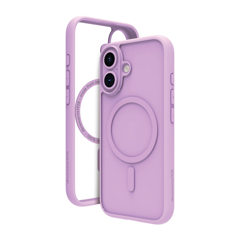 DBRAMANTE1928 Grenen Housing Rear Phone Mobile Phone Compatibilidad With Magsafe Plastic Pink Apple Iphone 16