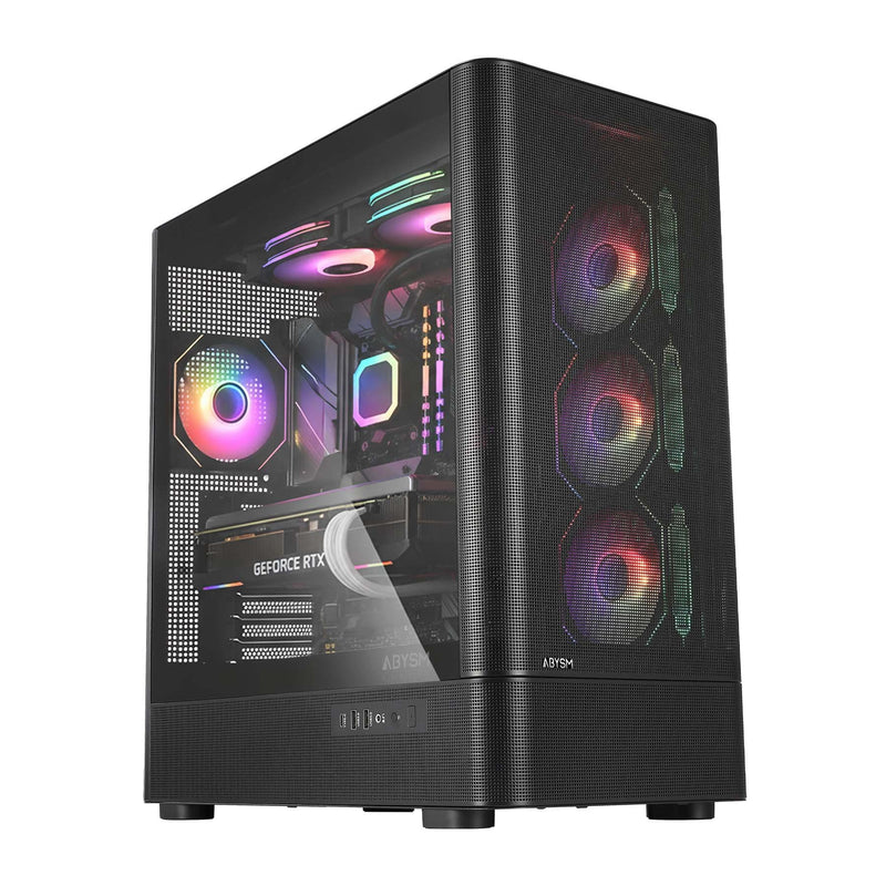 Abysm PC Case Danube Sava H500 Ii Tower Atx, Itx, microATX - Side Glass Tempered - 3.5 And 2.5 - Usb-a, USB-C