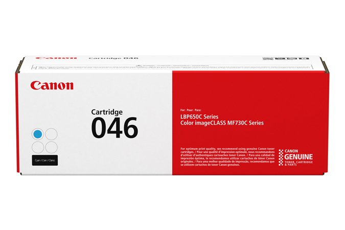 Canon Genuine Toner 046 Cyan Imageclass LBP654, MF731, MF735, I-sensys LBP653, LBP654, MF732, MF734, MF735