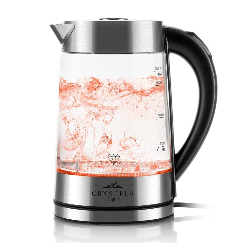 Eta Kettle ETA515490000 Glass Crystela Digi Ii With Regulación, Capacity 1,7 L, Regulación Continua Temperatur