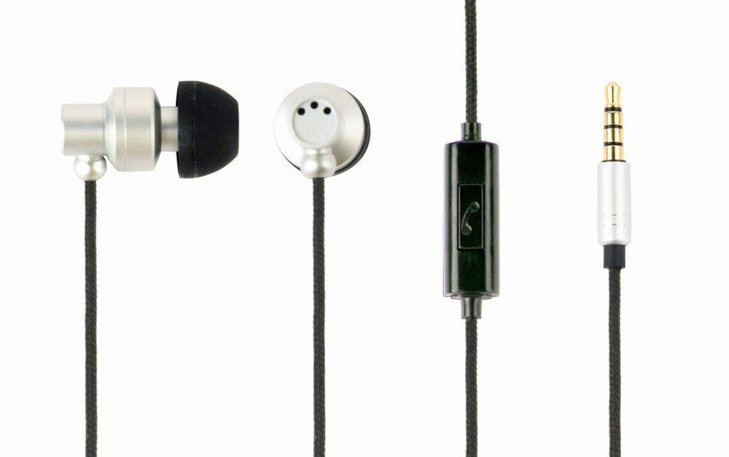 Gembird Mhs-ep-cdg-s Headphone And Helmet Headphones Dentro Or Ído Silver