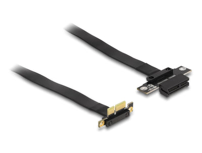 Delock 88023 Card Elevadora Pci Express X1 Male With Ángulo 90° a Slot X1 With Cable 30CM — image 1