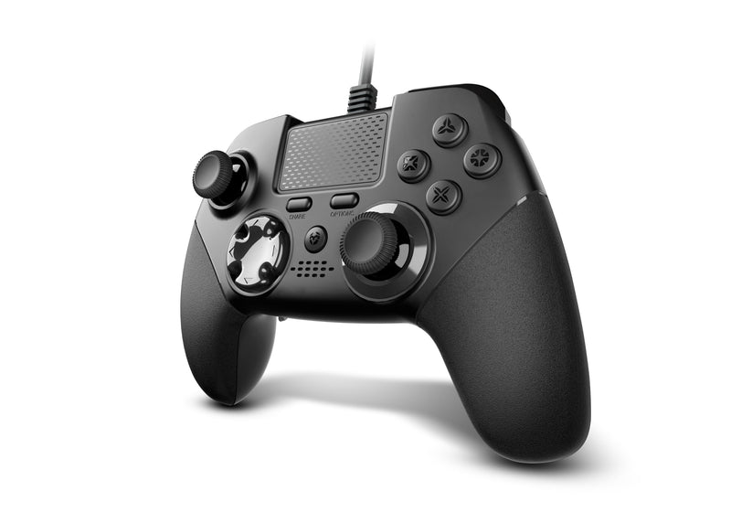 Krom Kaiser Gamepad Black 12 Buttons/Cable 3M/Compatible PC-PS3-PS4 Nxkromksr