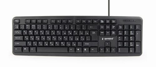 Gembird Keyboard Rumano KB-U-103, USB 1.4M Black — image 1